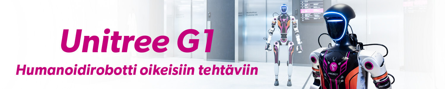 Banneri humanoidirobotista Unitree G1