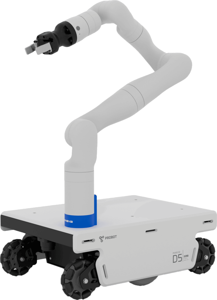 Dolly mobile robot with Kinova robot arm.