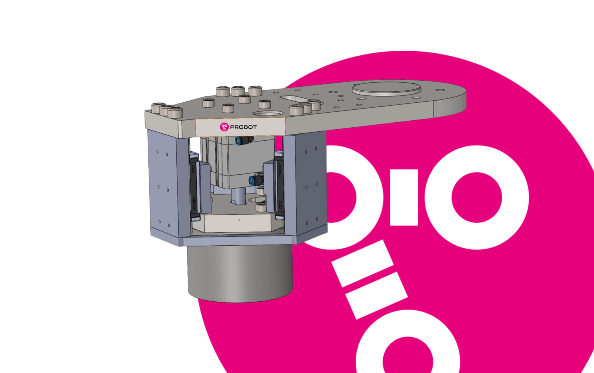 Magneettitarttuja koneistettujen kappaleiden panostukseen koneistuskeskukseen - tarttuja