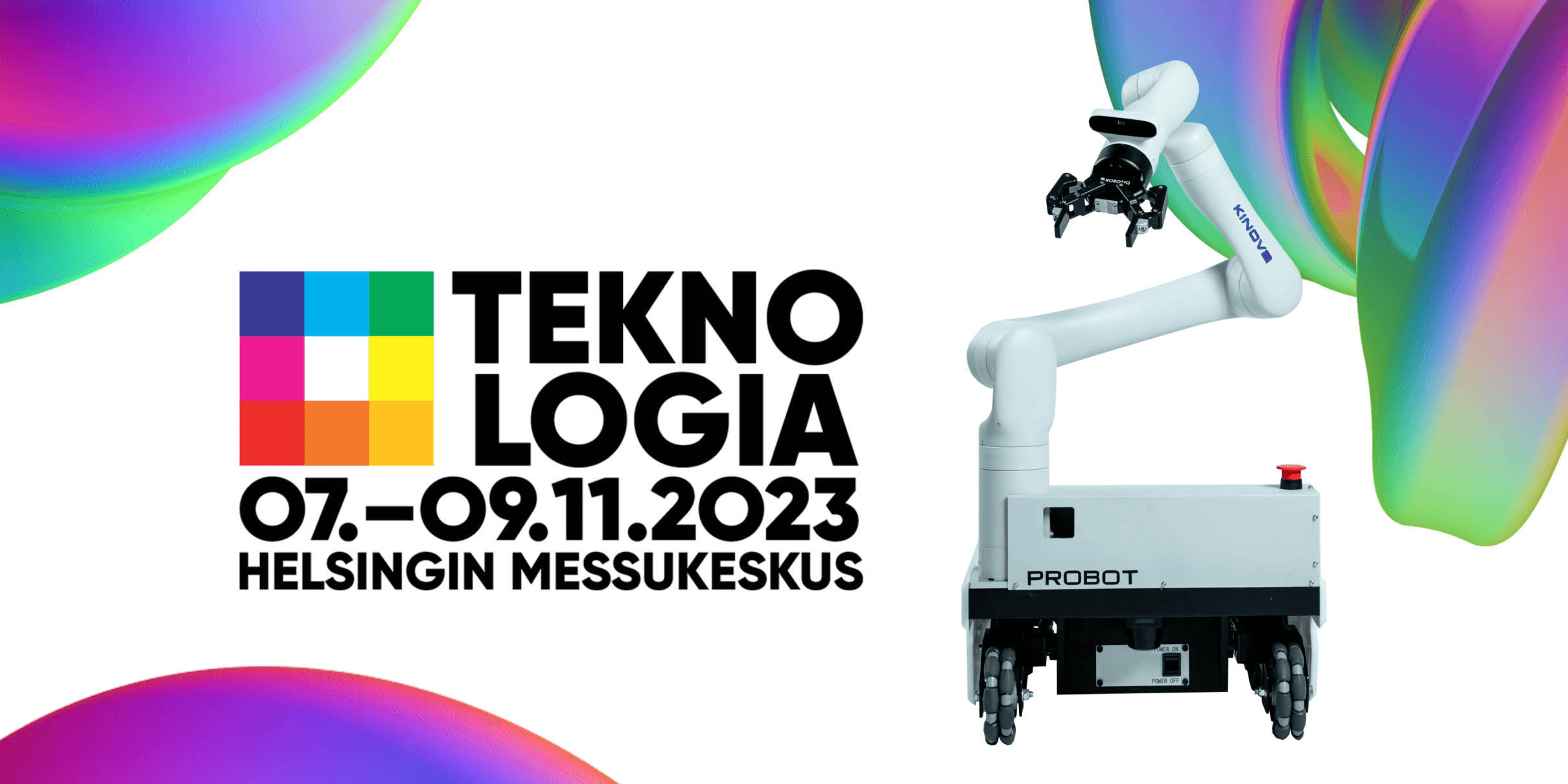 Teknologia 23 will be held at the Helsinki Exhibition Centre 7-9.11.2023, where the mobile robot Dolly™ will be launched.